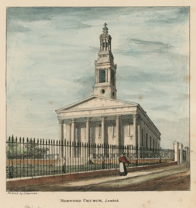 Iglesia de Norwood, Lambeth, Londres de English School