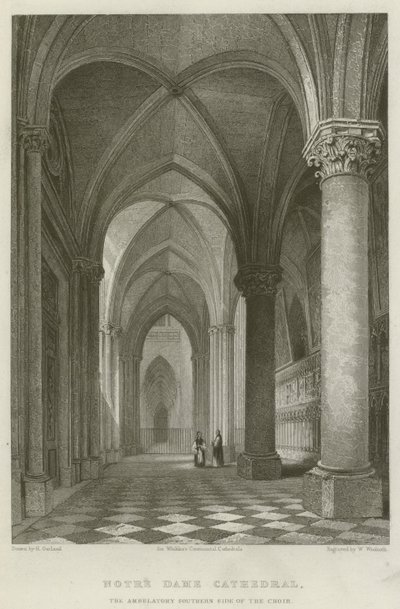 Catedral de Notre Dame, El Ambulatorio del Lado Sur del Coro de English School