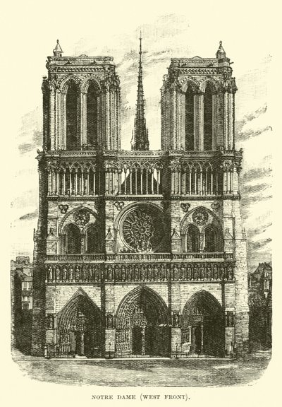 Notre Dame, fachada oeste de English School