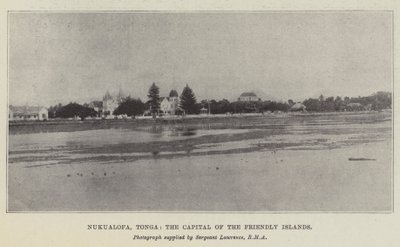 Nukualofa, Tonga, la capital de las Islas Amistosas de English School