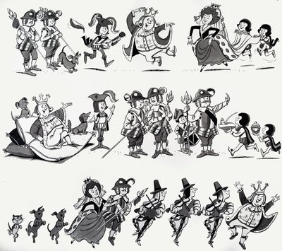 Ilustraciones de canciones infantiles de English School