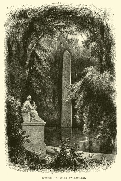 Obelisco en Villa Pallavicini de English School