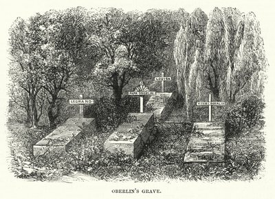 La tumba de Oberlin (grabado) de English School