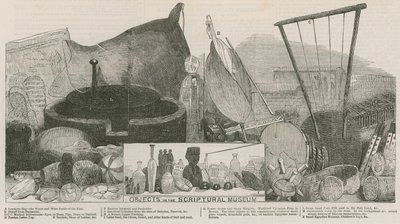 Objetos en el Museo de las Escrituras, Londres de English School