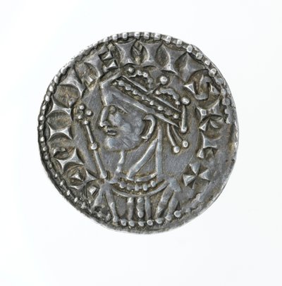 Anverso de un penique, del reinado de Guillermo I de English School