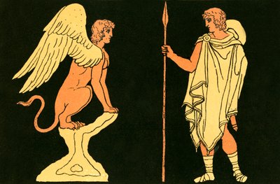 Edipo y la Esfinge de English School