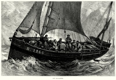 Off Boulogne (grabado) de English School