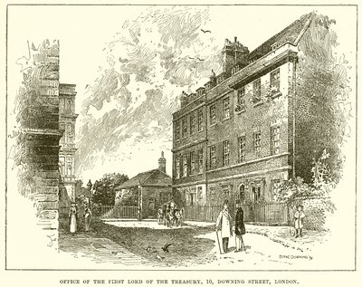 Oficina del Primer Lord del Tesoro, 10, Downing Street, Londres de English School