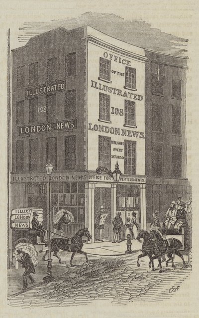 Oficina del Illustrated London News (grabado) de English School