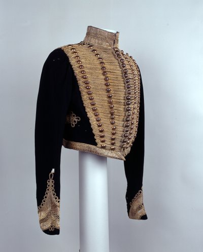 Chaqueta corta de oficial con trenzado, c.1854 de English School