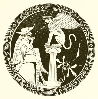 Edipo y la Esfinge de English School