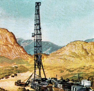 Plataforma de perforación de petróleo de English School