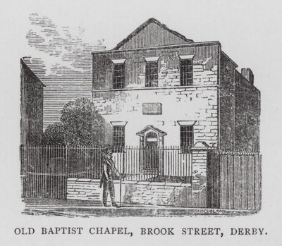 Antigua capilla bautista, Brook Street, Derby de English School