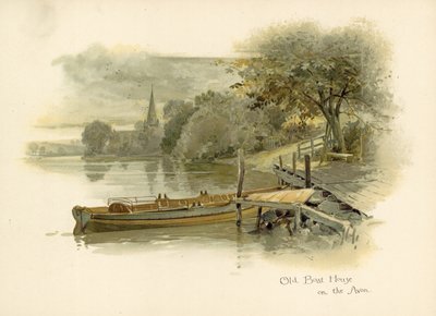Antigua Casa de Botes en el Avon de English School