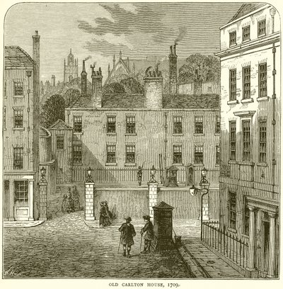 Antigua Carlton House, 1709 de English School
