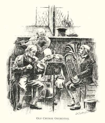 Orquesta de la antigua iglesia de English School