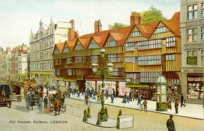 Casa antigua, Holborn, Londres de English School