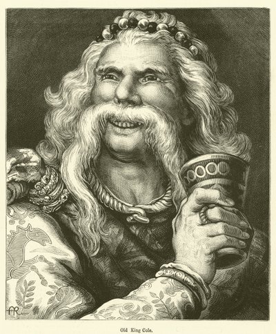 El Viejo Rey Cole (grabado) de English School