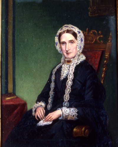 Anciana en luto, c.1850 de English School