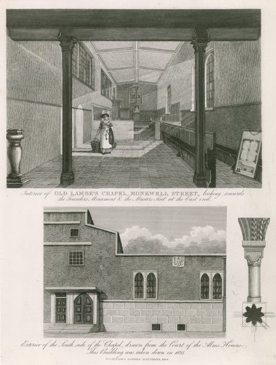Capilla de Old Lambes, Monkwell Street, Londres de English School