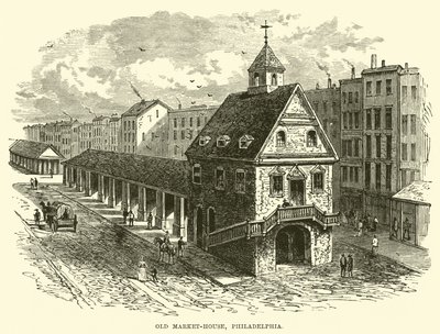 Antigua casa del mercado, Filadelfia de English School