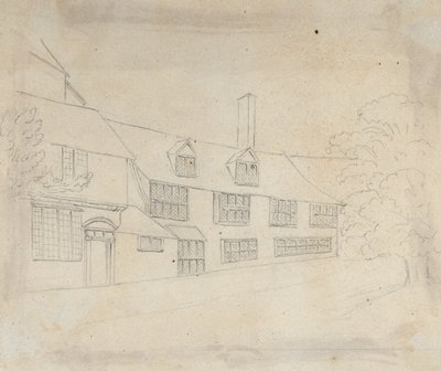 El Viejo Pied Bull, Islington (parte trasera) de English School
