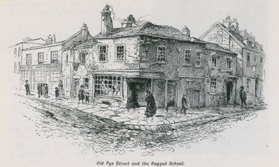 Old Pye Street y la Escuela de Niños Desamparados de English School
