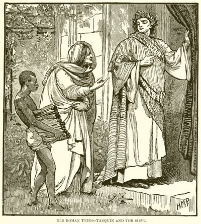 Tipos romanos antiguos--Tarquinio y la Sibila de English School