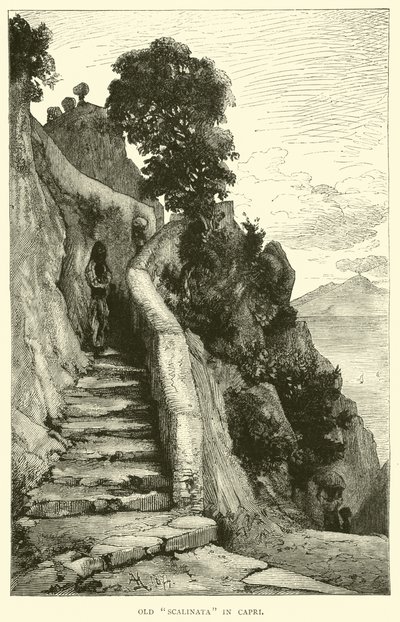Vieja Escalinata en Capri de English School