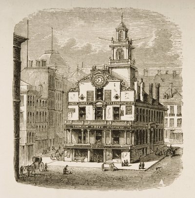 Old State House, Boston, c.1870, de 