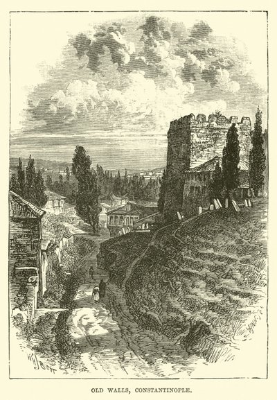 Antiguas murallas, Constantinopla de English School