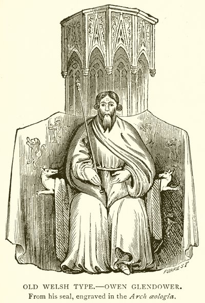 Tipo galés antiguo.--Owen Glendower de English School