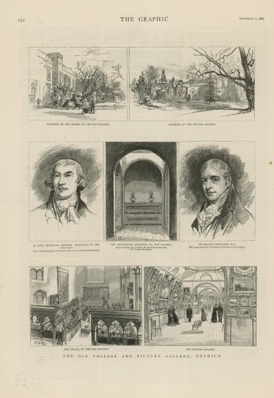 El antiguo colegio y galería de imágenes en Dulwich de English School