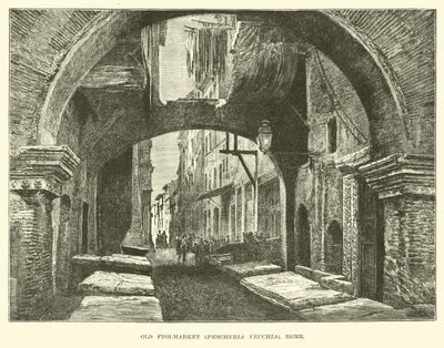 Antiguo mercado de pescado, Pescheria Vecchia, Roma de English School