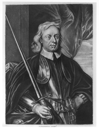 Oliver Cromwell (1599-1658) ilustración de 