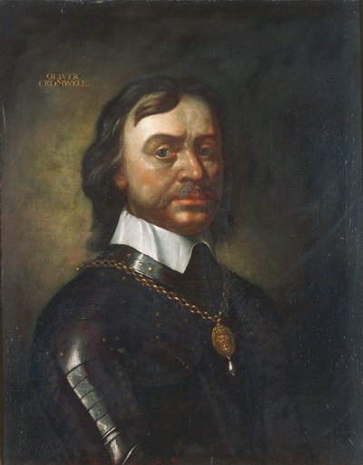 Oliver Cromwell, c.1670-90 de English School