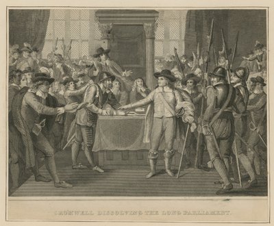 Oliver Cromwell disuelve el Parlamento Largo de English School