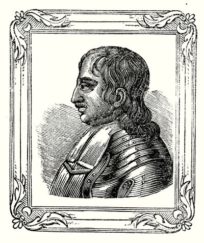 Oliver Cromwell nació en 1599, fue nombrado Protector en 1653 y murió en 1658 de English School