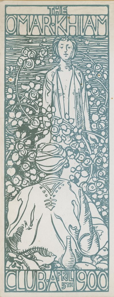Cena del Club Omar Khayyam, 5 de abril de 1900 de English School