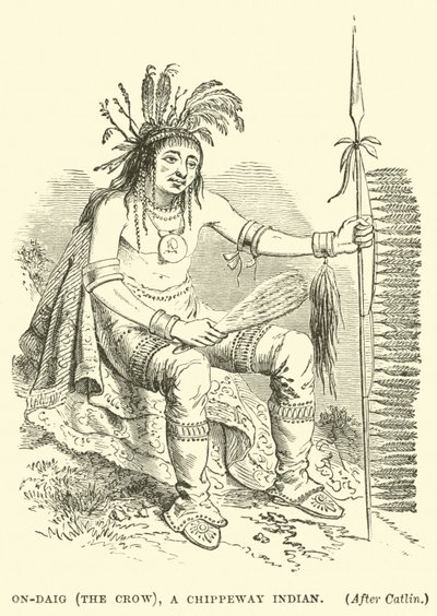 On-Daig (el Cuervo), un indio Chippeway de English School
