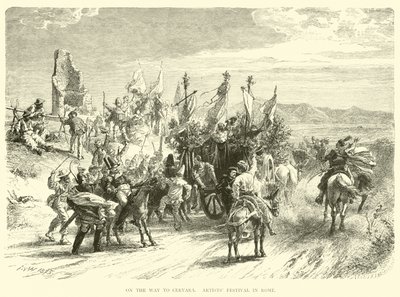 En camino a Cervara, Festival de Artistas en Roma de English School