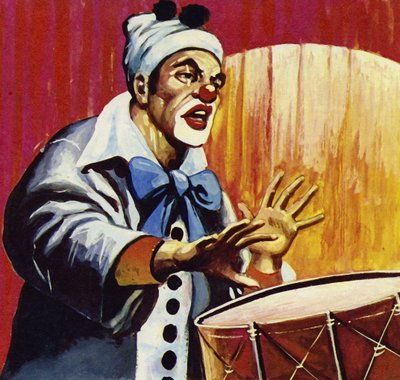 Una de las mejores actuaciones de Caruso fue como el payaso en I Pagliacci de English School