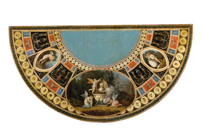Una de un par de mesas de té George III, posiblemente irlandesas, c.1780 de English School