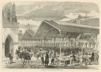 Apertura del Mercado de Pescado de Columbia en Bethnal Green de English School