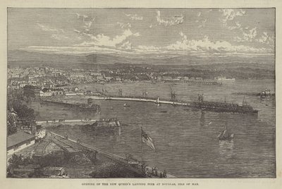 Inauguración del nuevo muelle de desembarco de la Reina en Douglas, Isla de Man de English School