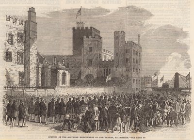 Apertura del Terraplén sur del Támesis en Lambeth de English School