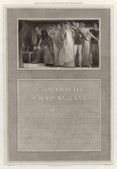 Origen de la Institución de la Jarretera de English School