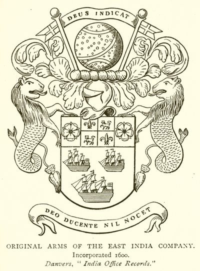 Escudo Original de la Compañía de las Indias Orientales de English School