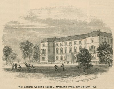 Escuela de Trabajo para Huérfanos, en Maitland Park, Haverstock Hill de English School