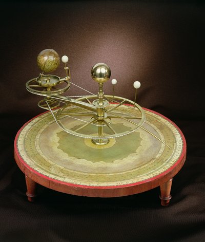 Orrery, hecho por Newton & Co., Londres, principios del siglo XIX (latón) de English School